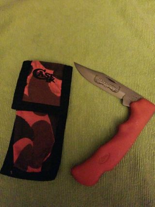 Case Xx 1990 3.  5 Blackhorn 2104l Lockblade Knife Made In Usa