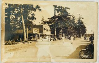 Vintage Rppc Real Photo Postcard - Shore Acres Resort In Blaine,  Washington