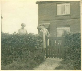 Rp Bylaugh House Ladies In Garden Nr Dereham Real Photo Norfolk C1940