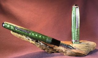Vintage 1940’s Green Esterbrook Sj Fountain Pen W/ 2668 Nib—restored