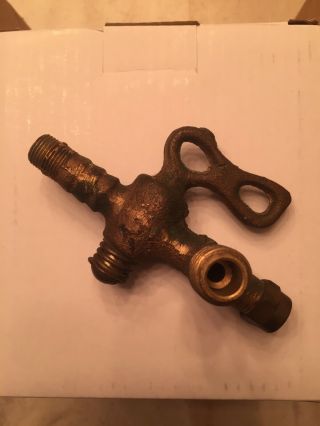 Vintage Brass Gas Valve
