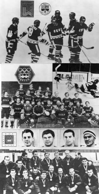 1985 Set of 14 photo cards biography Olympic hockey team of the USSR 5