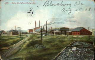Ensley Steel Plant Ensley Alabama 1908 Rose Fissel Ft Wayne In