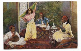 Egypt - Egyptian Girl Dancer Early 20th Century Postcard 775m