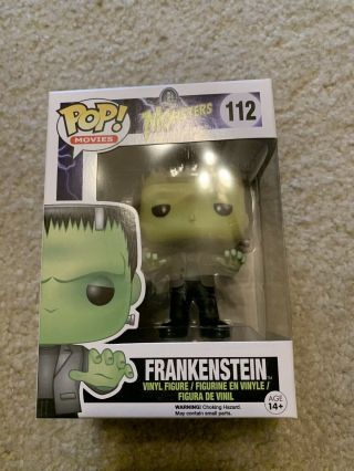 Frankenstein Funko Pop Movies Universal Monsters 112 Vinyl Figure