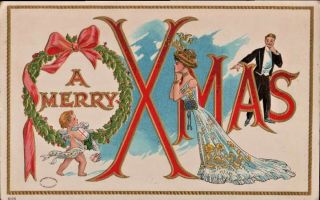 Antique Christmas Postcard 