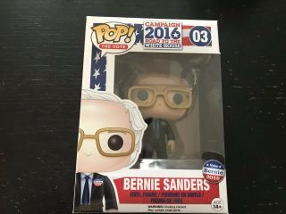 Funko Pop The Vote Bernie Sanders Figure 03 Vaulted Rare