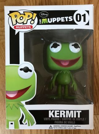 Funko Pop The Muppets Kermit 01 / Pop Muppets / Vaulted Rare
