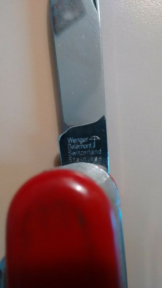 Vintage Wenger Delemont Champ Swiss Army Knife 3