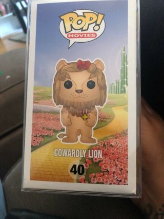 Funko Pop Movies: Wizard of Oz Cowardly Lion 40 Figure (Vaulted) 2