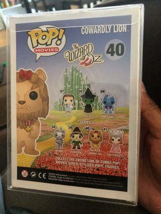 Funko Pop Movies: Wizard of Oz Cowardly Lion 40 Figure (Vaulted) 3