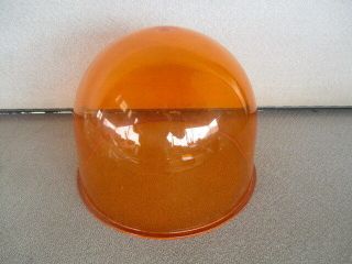 AMBER FEDERAL SIGNAL VINTAGE BEACON RAY F1 LT DOME 17 173 174 175 176 14 11 3