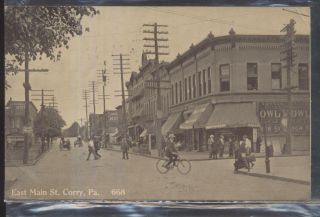 Postcard Corry Pennsylvania/pa Early 1900 