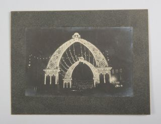 Cabinet Card Photo GAR Grand Army Republic Lighted Arches San Francisco 1903 2