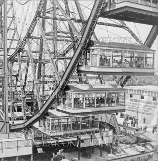 11x14 - Inch Photo Of The First Ferris Wheel,  Chicago 1894,  Black & White Or Sepia