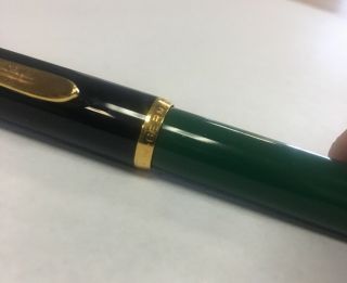 Vintage Pelikan Fountain Pen Green & Black 4