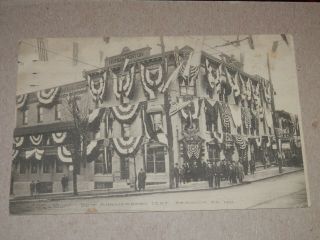 Berwick Pa - 1911 Postcard - 92nd Anniversary I.  O.  O.  F.  Celebration