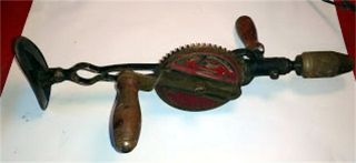 Antique Millers Falls Tool Co No.  118 Breast Drill 2 Speeds with Level Hand Crank 2