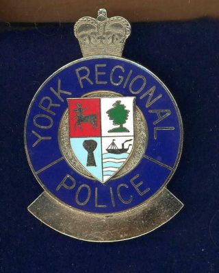 Obsolete - York Regional Police Badge - Ontario,  Canada