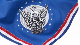 Boy Scout Official Licensed Bsa Eagle Scout Embroidered Neckerchief Big 49 X 35 "