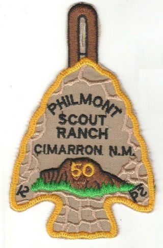 Philmont 50th Anniversary Arrowhead