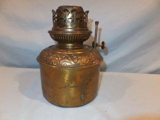 Scarce 4 Radiant B&H Bradley and Hubbard Brass Banquet oil lamp Font 6