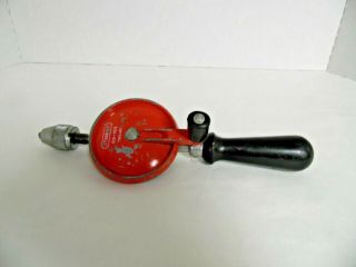 Vtg Stanley England Egg Beater Style Hand Drill Model 03 - 105