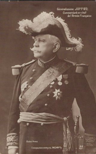 Military Généralissime Joffre Commandant En Chef De L 