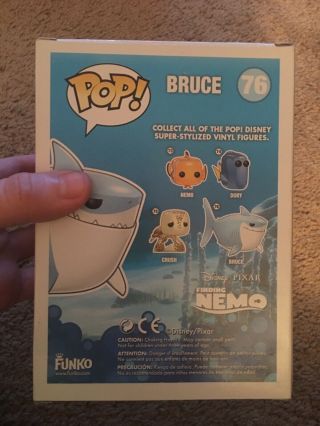 Disney Pixar Bruce Funko Pop 76 Vaulted Finding Nemo pop protector 3