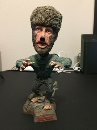 Neca The Wolf Man 8.  5 In.  Bobble Head C.  By Universal Studio Monsters