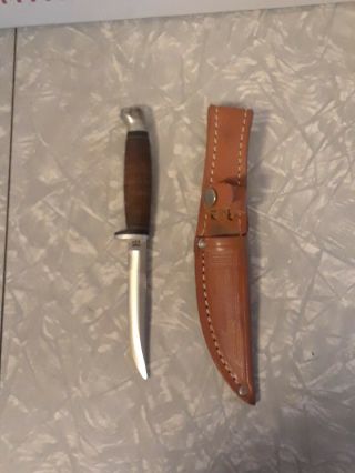 Vintage Case Xx Razor Edge Fixed Blade Sheath Knife M3f Ssp