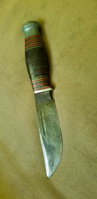 Vintage Sheffield Bukta Hunting Skinning Bowie Knife No Sheath Rare Collectable