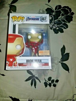 Funko Pop - Marvel Avengers End Game - Iron Man - Box Lunch Exclusive In Hand