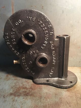 Antique Champion Blower And Forge Blower Gear Casing Lancaster Pa Blacksmith 400