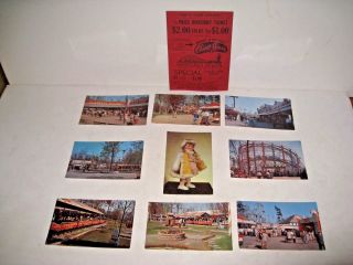 Lincoln Park North Dartmouth Mass Postcard Set (9) Cards & Coupon Unposted Nm