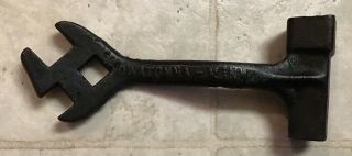 Vintage Early Owatonna Tools Multi - Purpose Farm Wrench Collectible Tool
