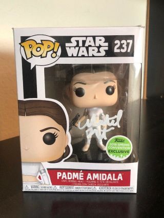 Funko Pop Star Wars Padme Amidala 237 Signed By Natalie Portman