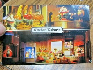Walt Disney World Magic Kingdom Florida Postcard Kitchen Kabaret / Food Show