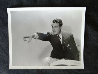 Nils Asther 1930s Mgm Studio Portrait 8x10 Black And White