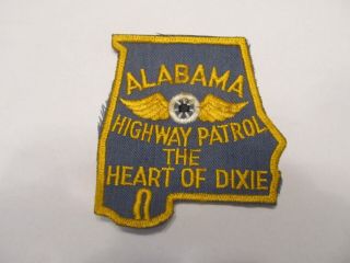 Alabama State Highway Patrol Patch Old Cheese Cloth