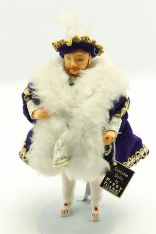 Vintage King Henry Viii The 8th Peggy Nisbet Porcelain Costume Doll England
