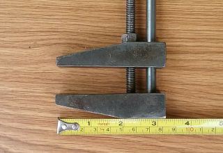 Vintage Unusual All Metal Adjustable Machinist Mechanic Wrench Collectible Tool 3