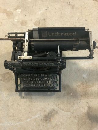 Vintage Antique Classic 1934 Underwood Portable Typewriter