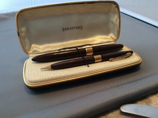 Vintage Scheaffer’s Fountain Pen And Pencil Set