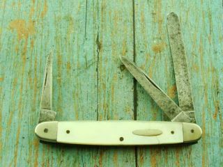 Rare Antique Vom Cleff & Co Germany Pearl Artist Doctor Jack Pocket Knife Knives