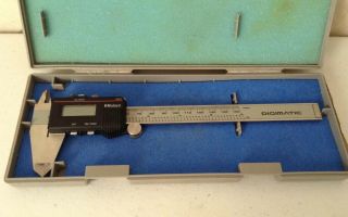 Vintage Mitutoyo Digimatic Machinist Calipers - Antique Machinist Milling Tool