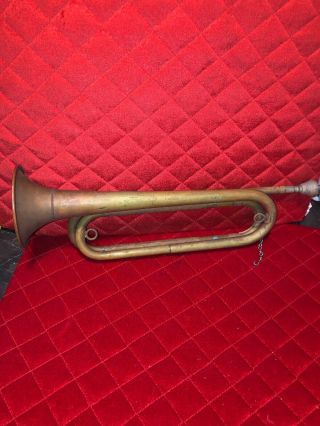 Vintage Rexcraft Brass Official Bugle Of The Boy Scouts Of America California