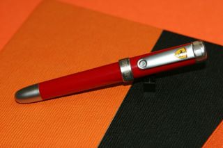 Ferrari Artena Official Licensed Rare Old Vintage Red Fountain Pen Steel Nib