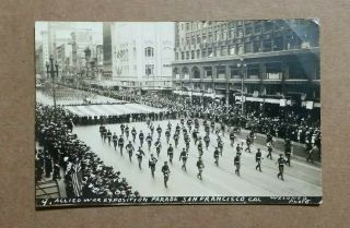 Allied War Exposition Parade,  San Francisco,  Calif. ,  Rppc,  1910 