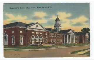 Fayetteville,  North Carolina,  View Of Fayetteville Senior High School,  1941